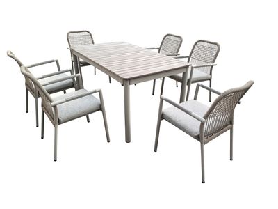 Vista 4-6 Seat Extendable Garden Dining Set