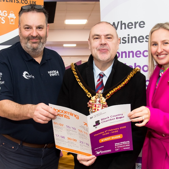 Andrew Charlton from Hashtag Events, Mayor Craig Collingswood and Sarah Moorhouse.jpg