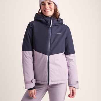 Corvara Womens Ski Jacket - Oxford Blue/Lavender Grey