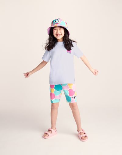 Altay Kids Shaun the Sheep Cycling Short - Pink Cloud Print