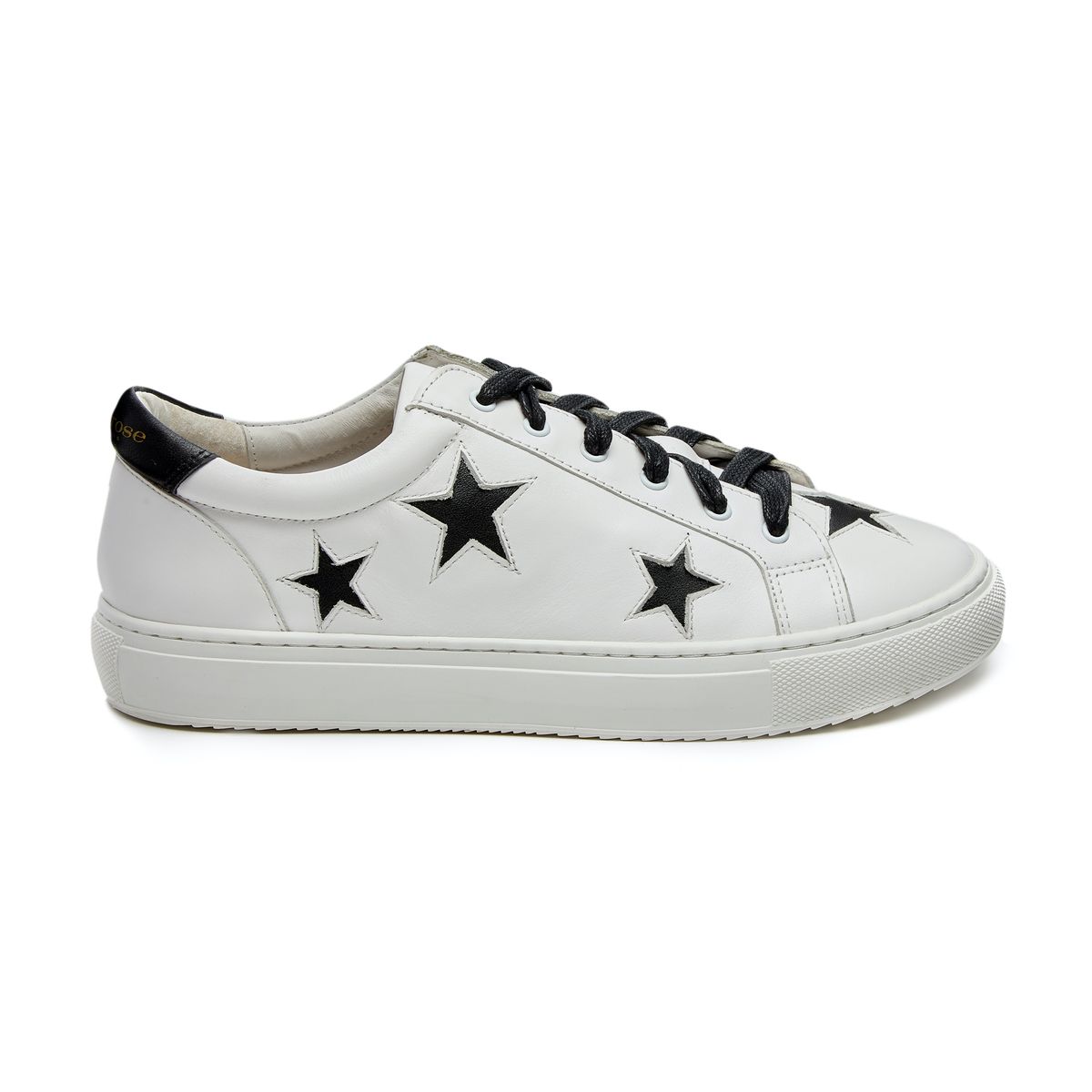 Hoxton White with Black Stars