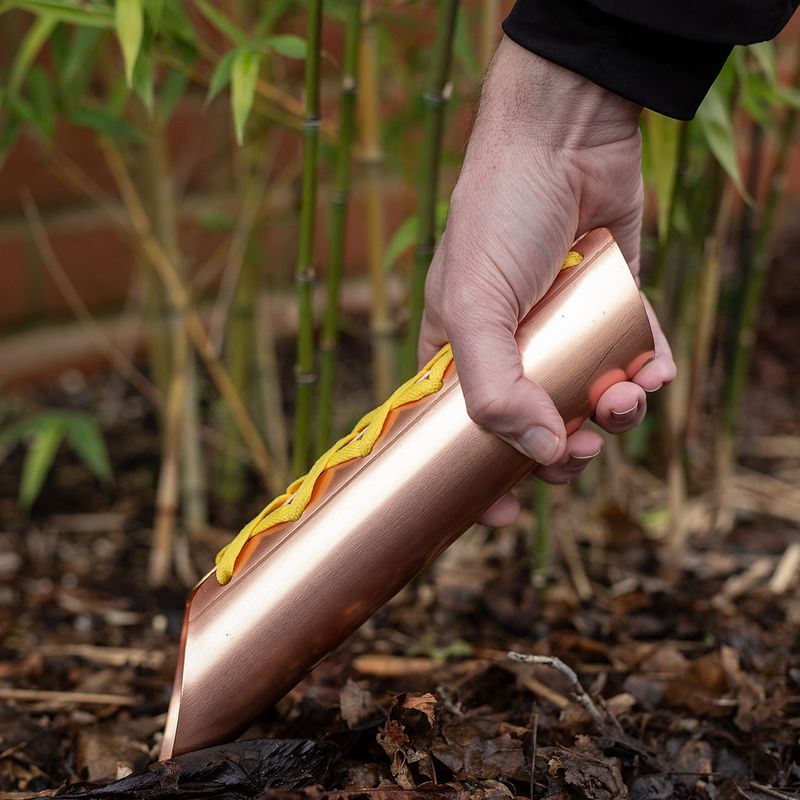 The Copper and Green Garden Trowel