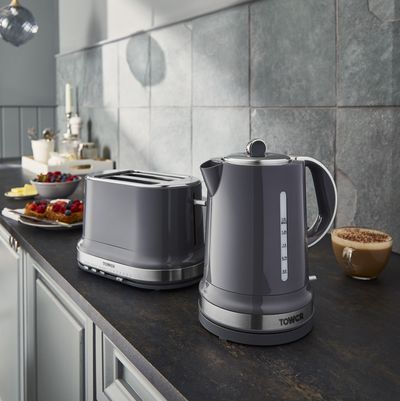 Belle Kettle and Toaster Graphite