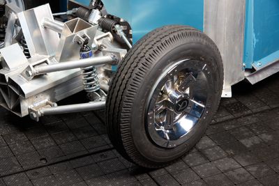 Firefly Sport front suspension detail