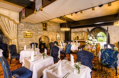 'Josephine's' restaurant at Langley Castle, a hotel and restaurant in Northumberland UK (pic 2026)
