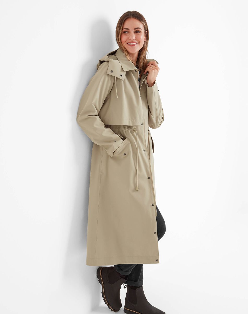  Alva womens waterproof jacket - taupe