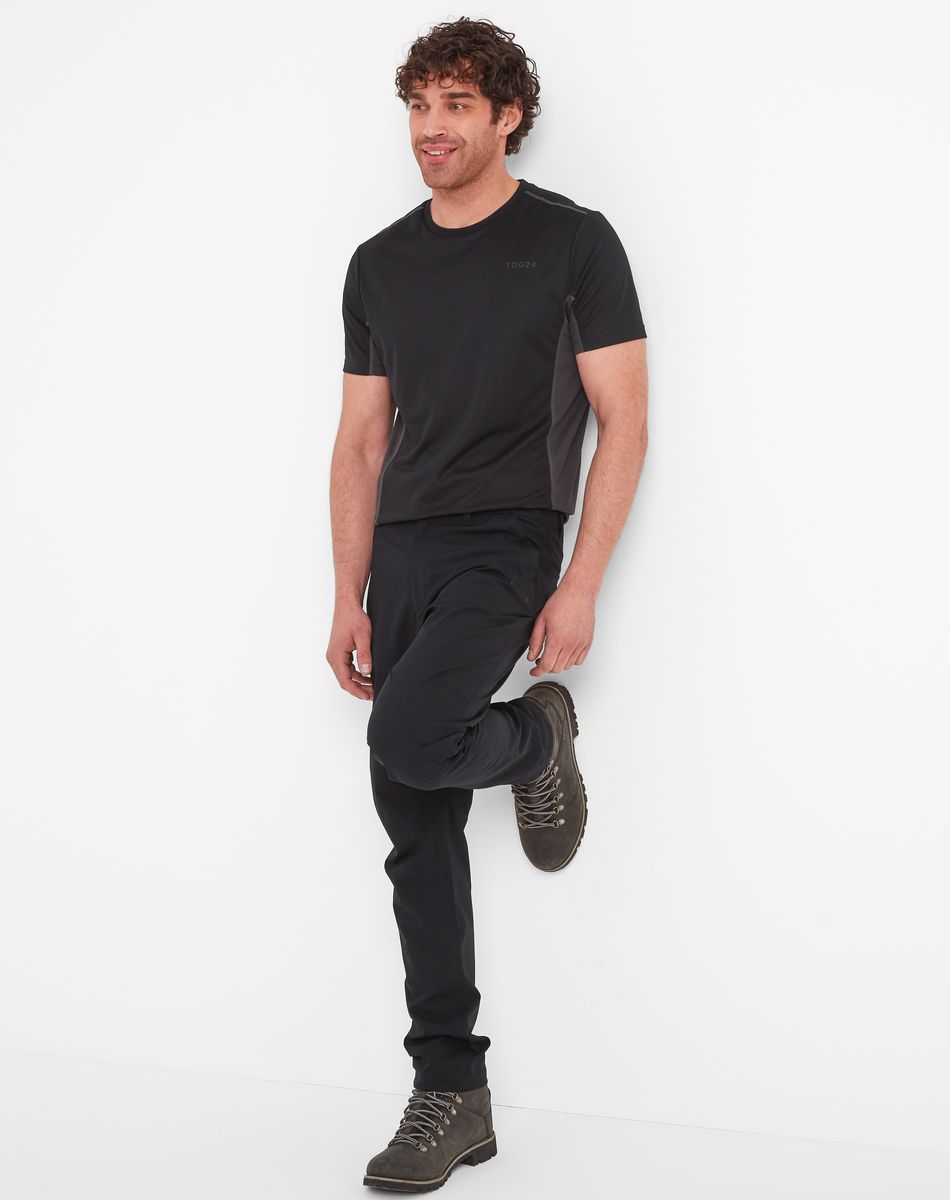 Silsden Mens Waterproof Trousers  - Black