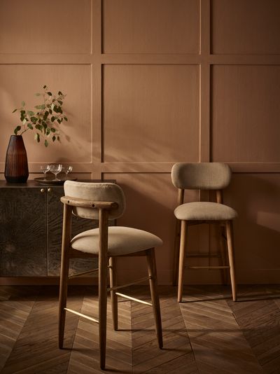 Layla Barstool in Linen Mix