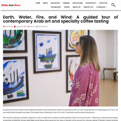 Screencapture of Middleeastmirror.com