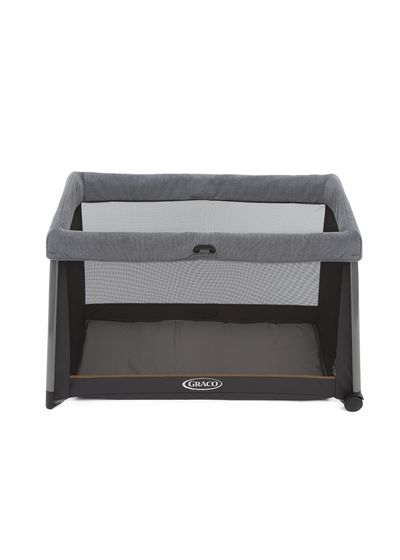 Graco's new FoldLite Travel Cot pictured front on