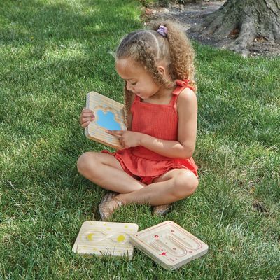 Wooden Mindful Maze Set