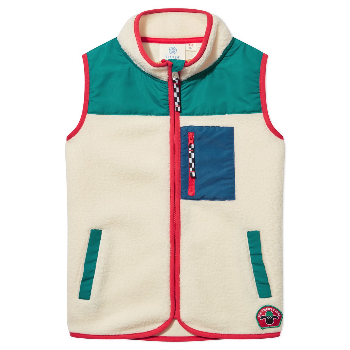 Damara Kids Shaun the Sheep Sherpa Gilet