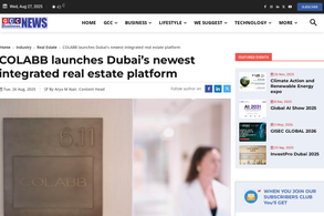 Screencapture of GCC Business News