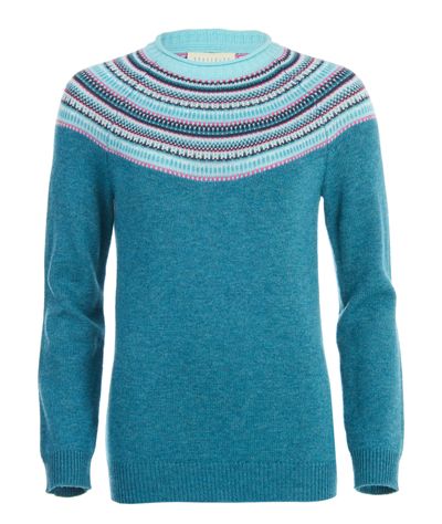 Brakeburn Fairisle Knitted Crew Neck (cut out) - £64.99