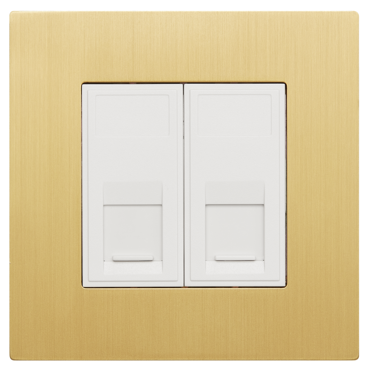 Euro module data outlets, Ochre