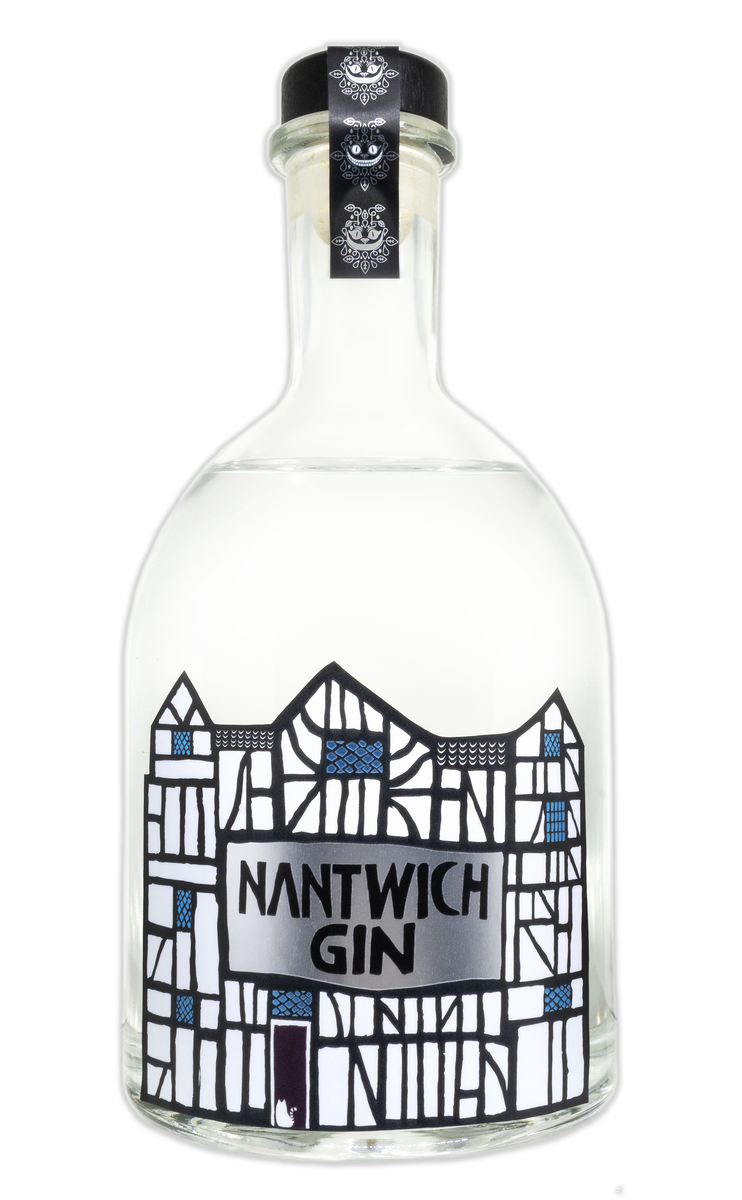 Nantwich Gin - cut out of bottle