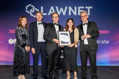 Gardner Leader - Highly Commended for the 'Business Law Team of the Year'