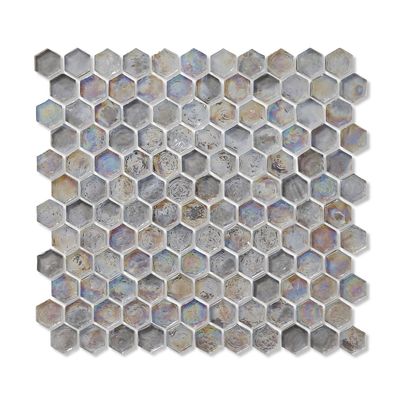 Allure Hex Glass Mosaic Tiles