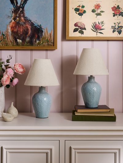 Pussywillow Twin Pack Table Lamp