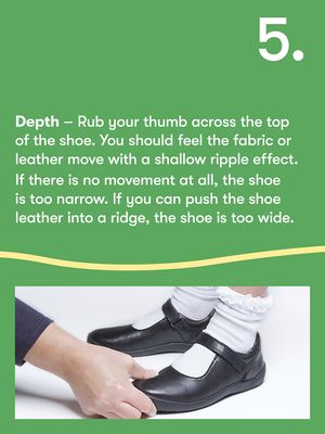Check the fit with Start-Rite Shoes - 5. depth