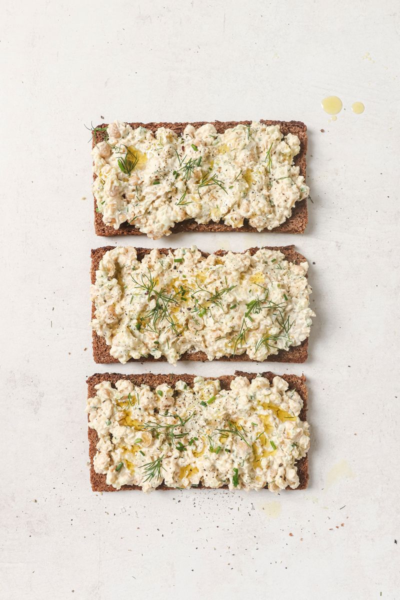 Smashed Chickpea on Rye