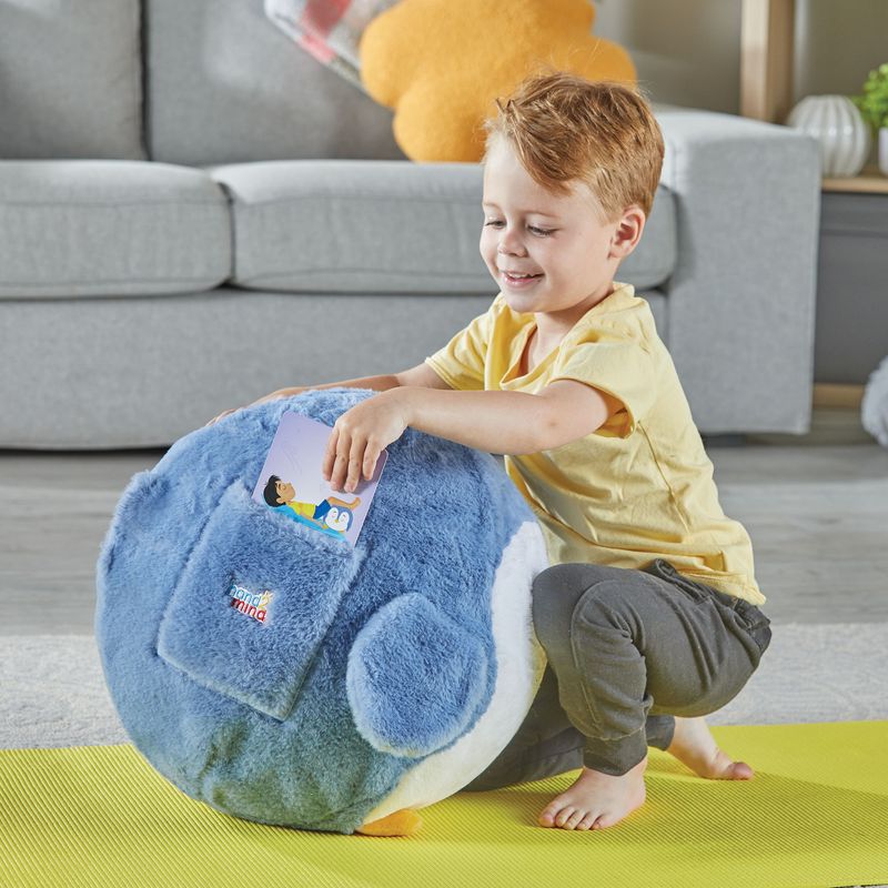 Yoga Ball Buddy with BubblePlush™ - Penguin