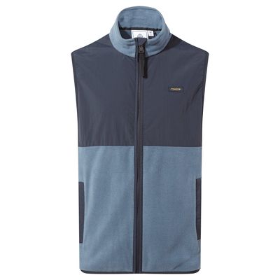 Marray Men's Fleece Gilet - Steel Blue/Indigo
