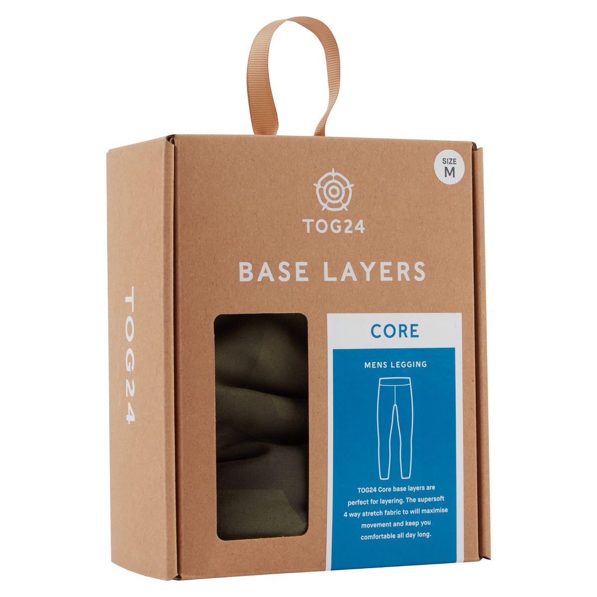 Snowdon Men's Thermal Base Layer Leggings - Khaki Camo Print