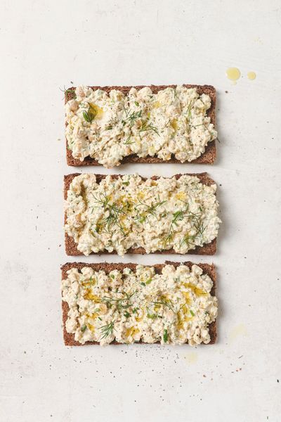 Smashed Chickpea on Rye