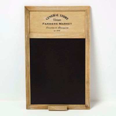 Black General Store Chalk Board Planner