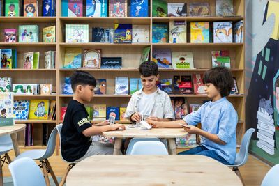 Kids' Zone with shelves