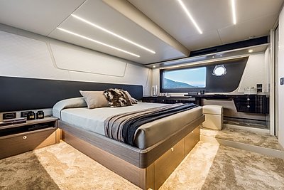 Ultrafabrics featured in the interior of Absolute Yachts