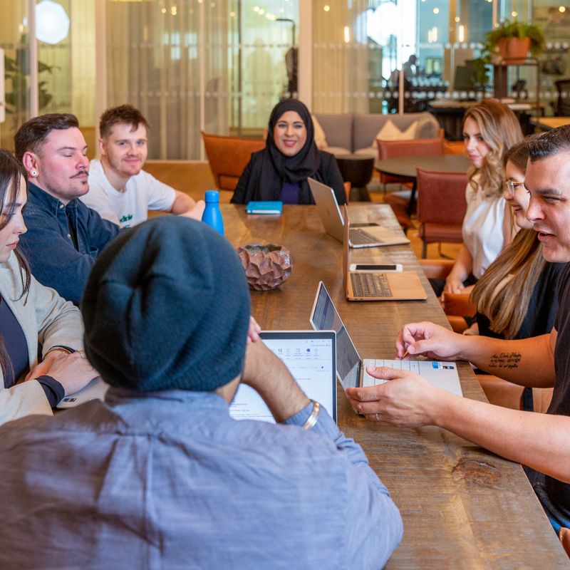 The Bobble Digital team, based at Department on Leeds Dock