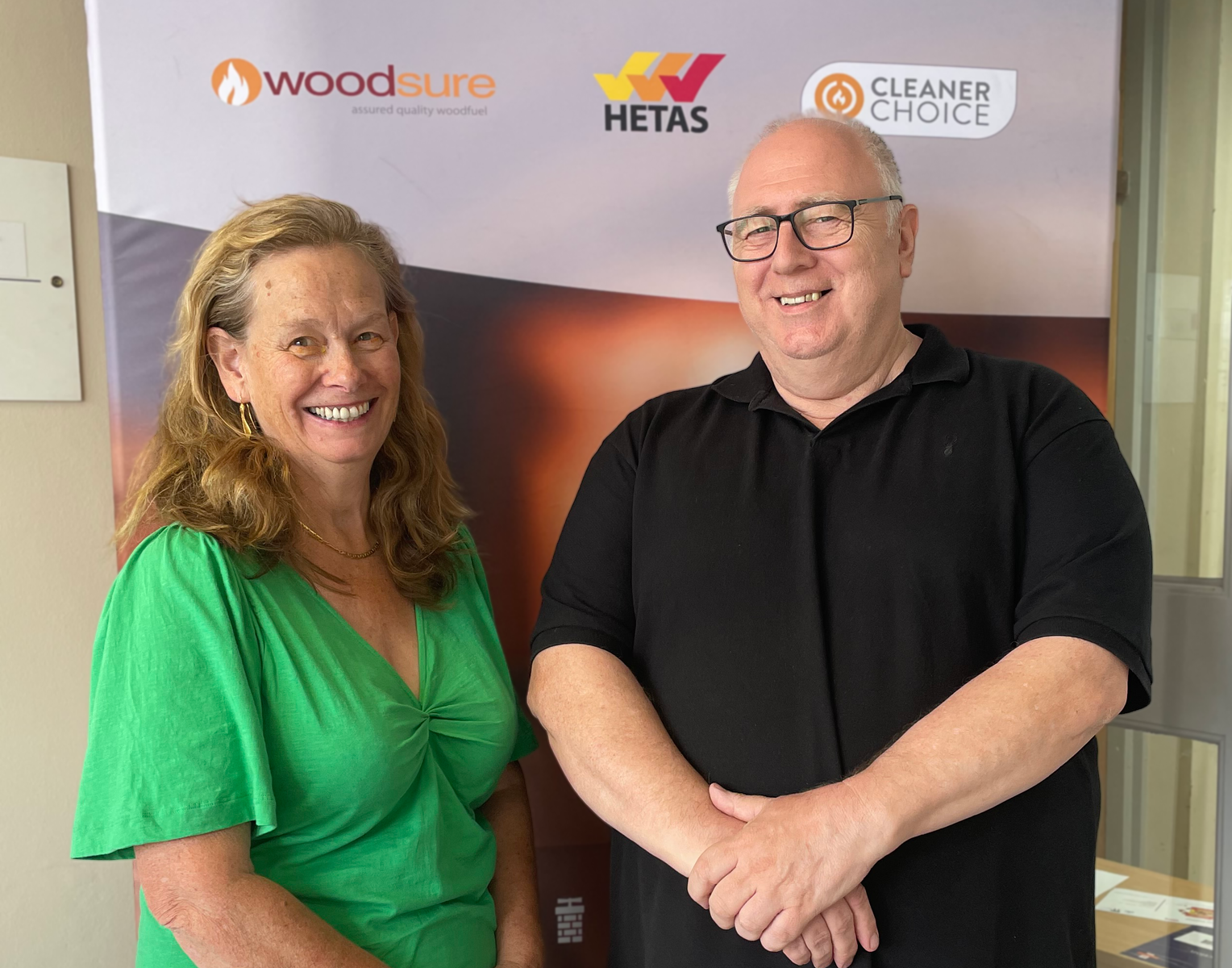 Kaye Welfare (L) and Bruce Allen (R)