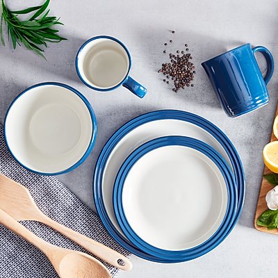 Barbary & Oak BO867011BLU Foundry 16 Piece Dinnerware Set Limoges Blue.jpg