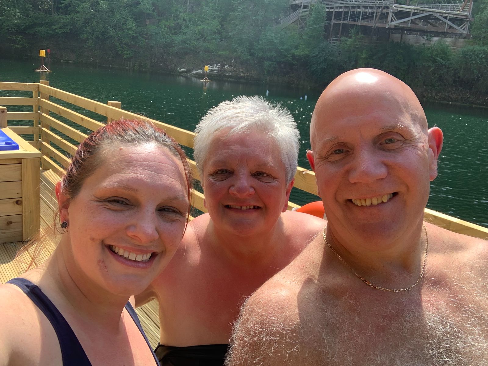 Ellie Callanan and Family, Swimmers at Hangloose Adventure
