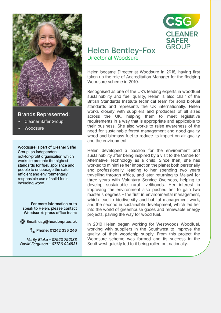 Helen Bentley-Fox, Director at Woodsure