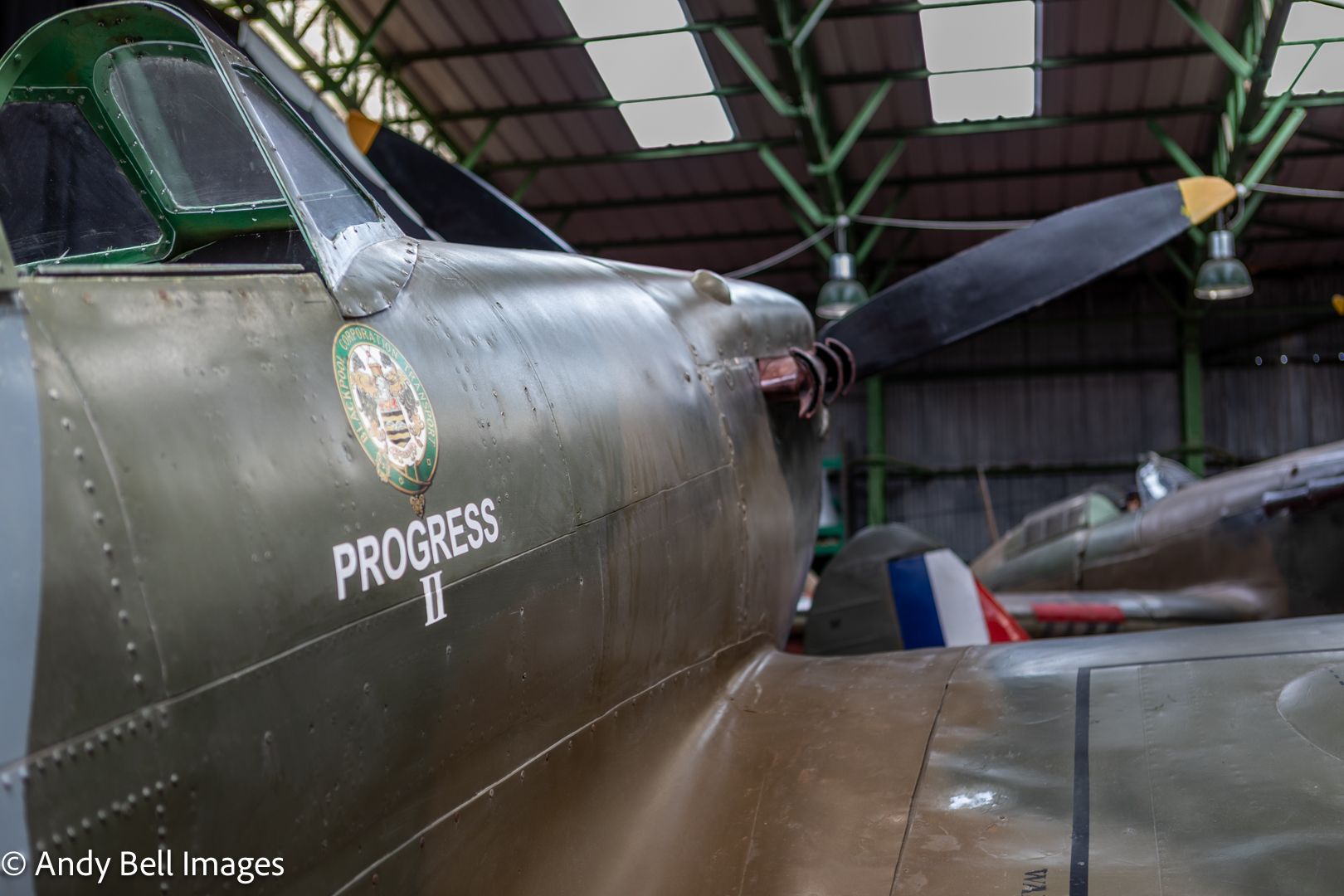 Aircraft  at the Spitfire Visitor Centre: Hangar 42, Blackpool
