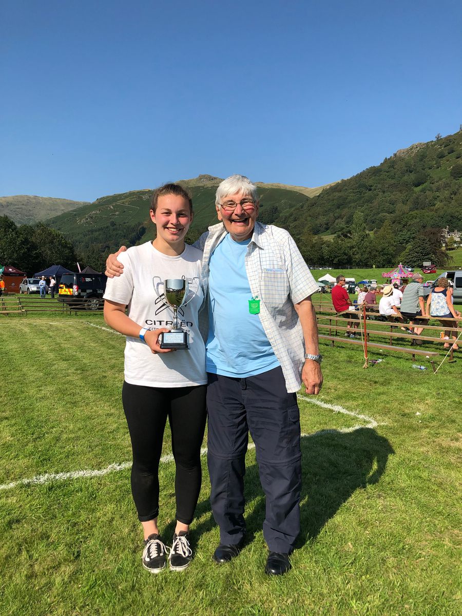 Three-times Grasmere Sports Cumberland & Westmorland wrestling champion, Roger Robson, w