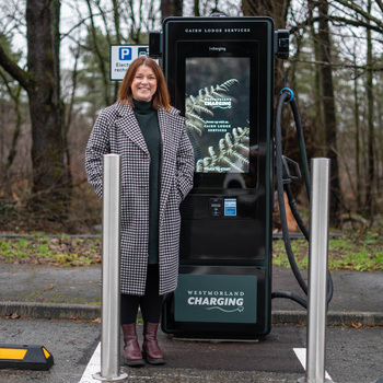 Caroline Leigh, Property Director at Westmorland with first Hydrogen Charge.jpg