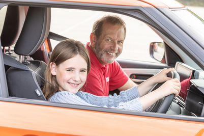 A Young Driver lesson in progress