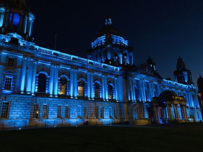 Belfast City Hall, #LightItBlue
