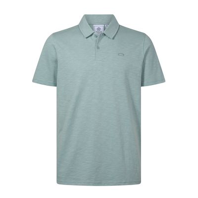 Sawyer Mens 100% Cotton Jersey Polo Shirt - Summer Sky