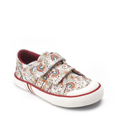 New Rainbow canvas shoe from Start-Rite Shoes supporting the NSPCC.