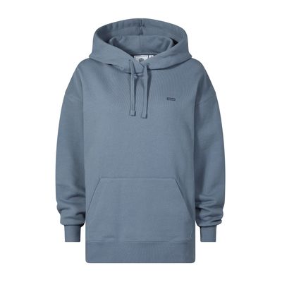 Meera Womens 100% Cotton Oversized Hoody - Smokey Blue