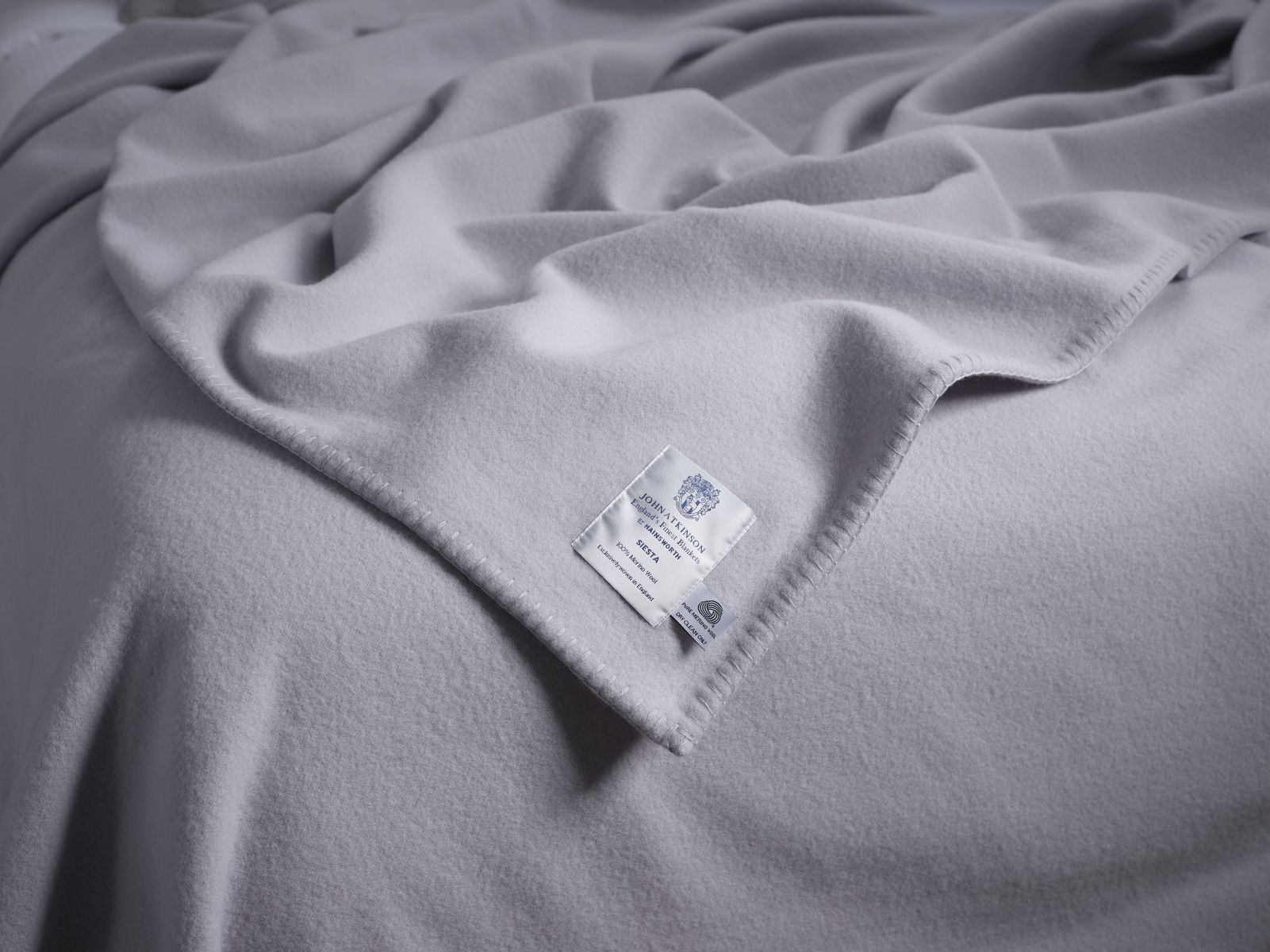 Pure Merino Wool Blanket – Siesta - Grey