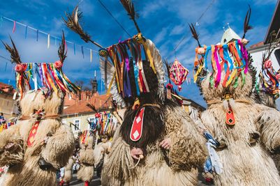 Procession with kurenti