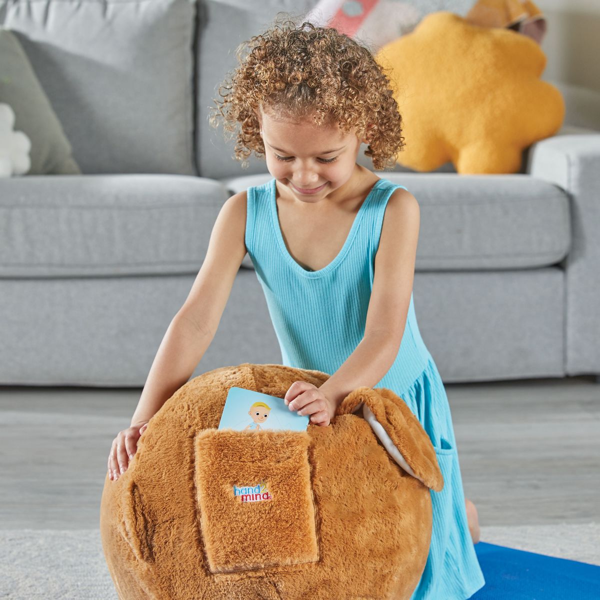 Yoga Ball Buddy with BubblePlush™ - Puppy