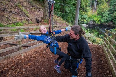 Vaila Gray (9) with Jake McGarry