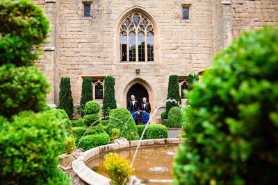 Couple Jason & Craig marrying at Langley Castle, Northumberland